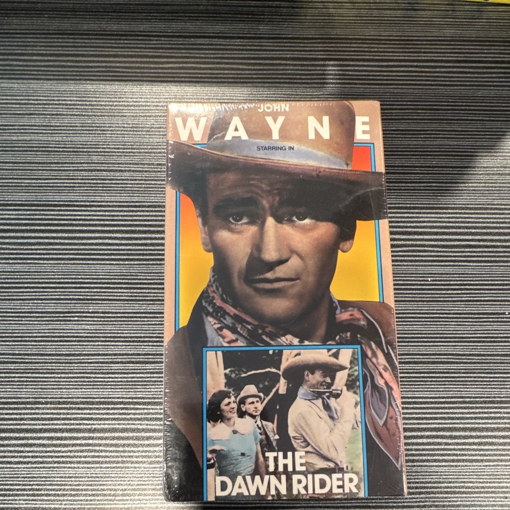 GoodTimes Home Video The Dawn Rider VHS NTSC B&W NR 1935 John Wayne